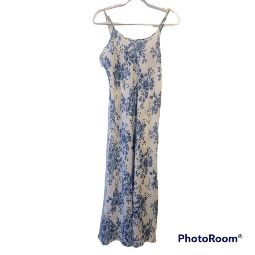 COPY - Gold Label Victoria Secret Long Floral Sheer Side Slit Nightgown